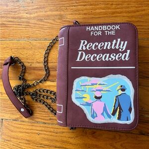 Handbook for the Recently Deceased BEETLEJUICE Purse